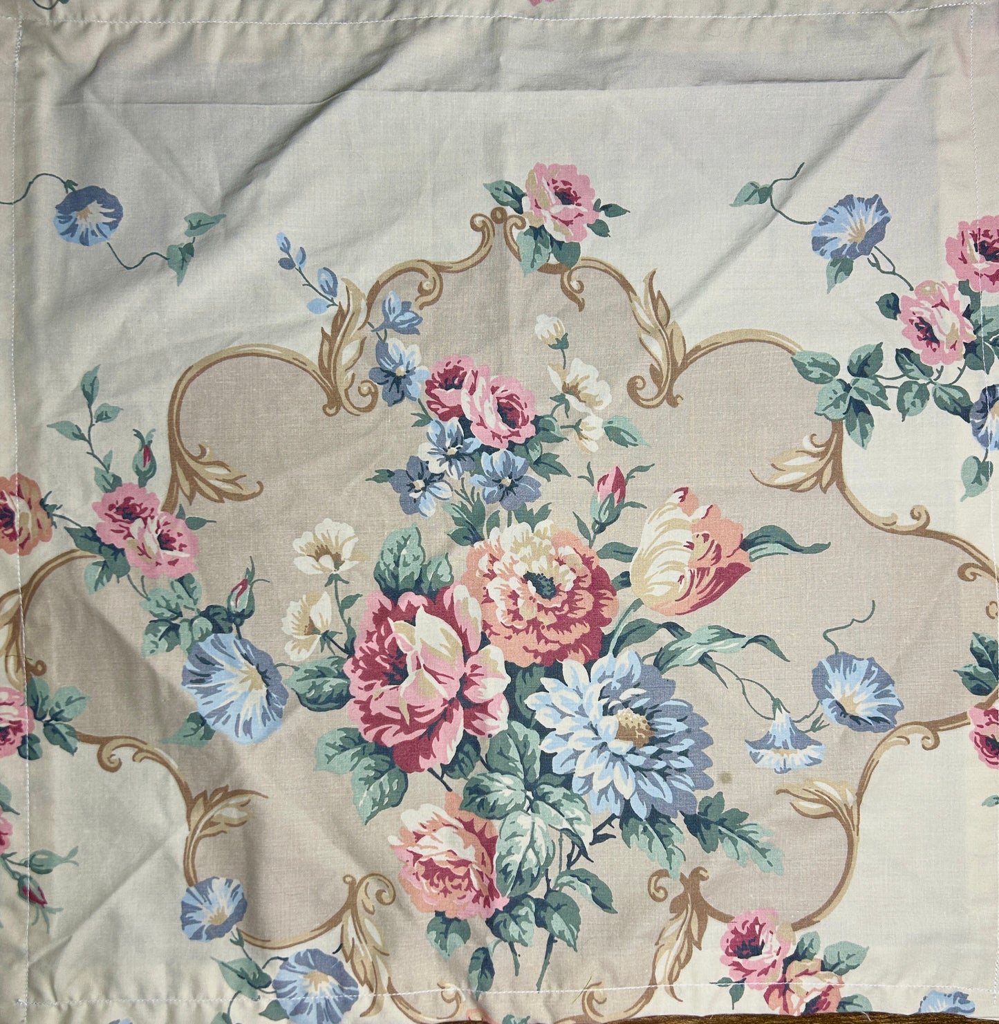 Ornamental Framed Floral Bandana