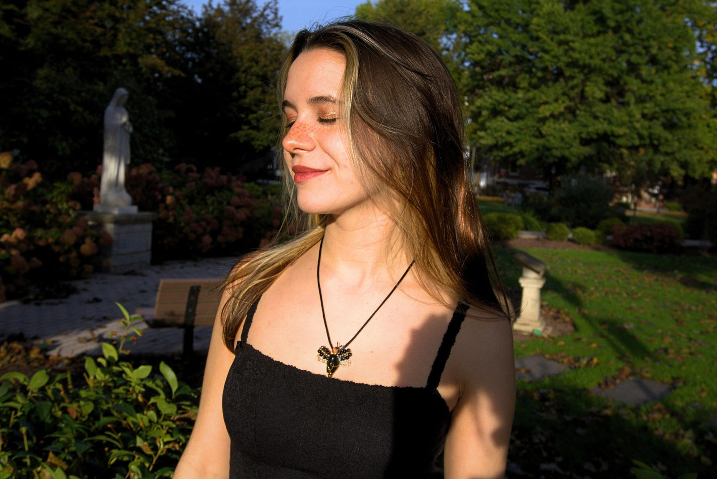 Shungite Firefly Necklace