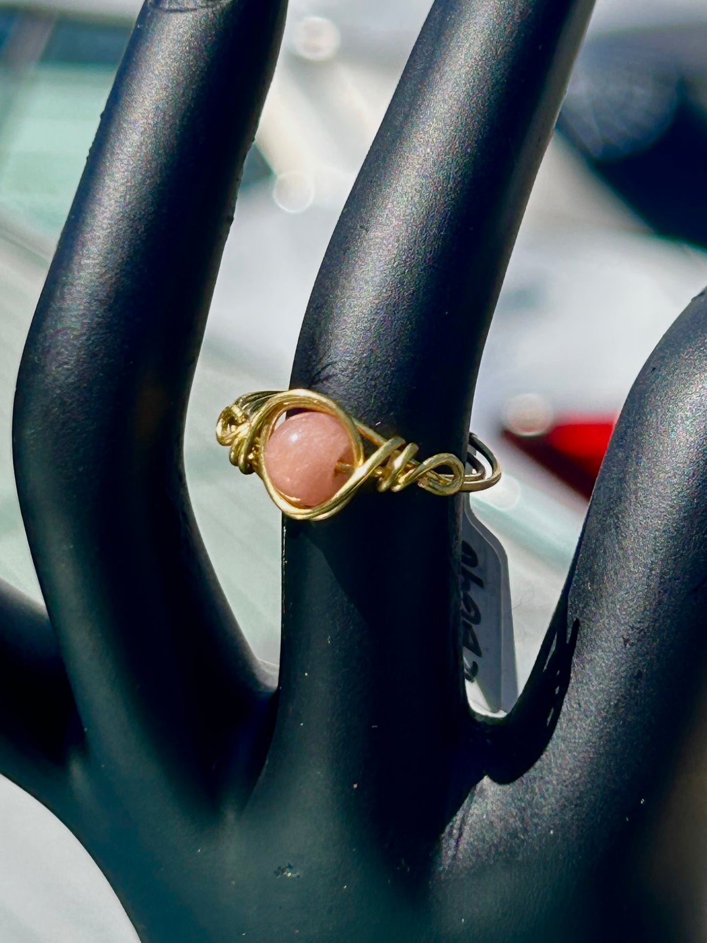 Sunstone Gold Ring