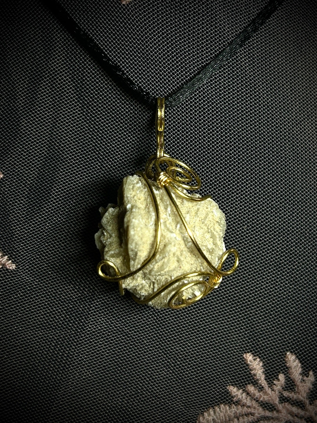 Tumbleweed Desert Rose Necklace