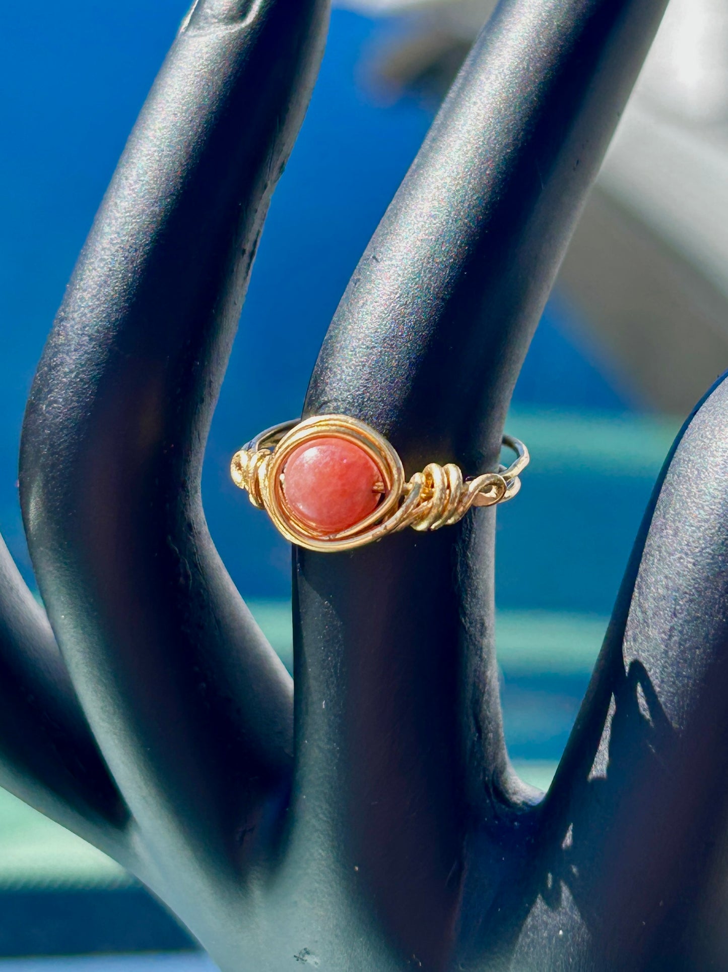 Sunstone Gold Ring