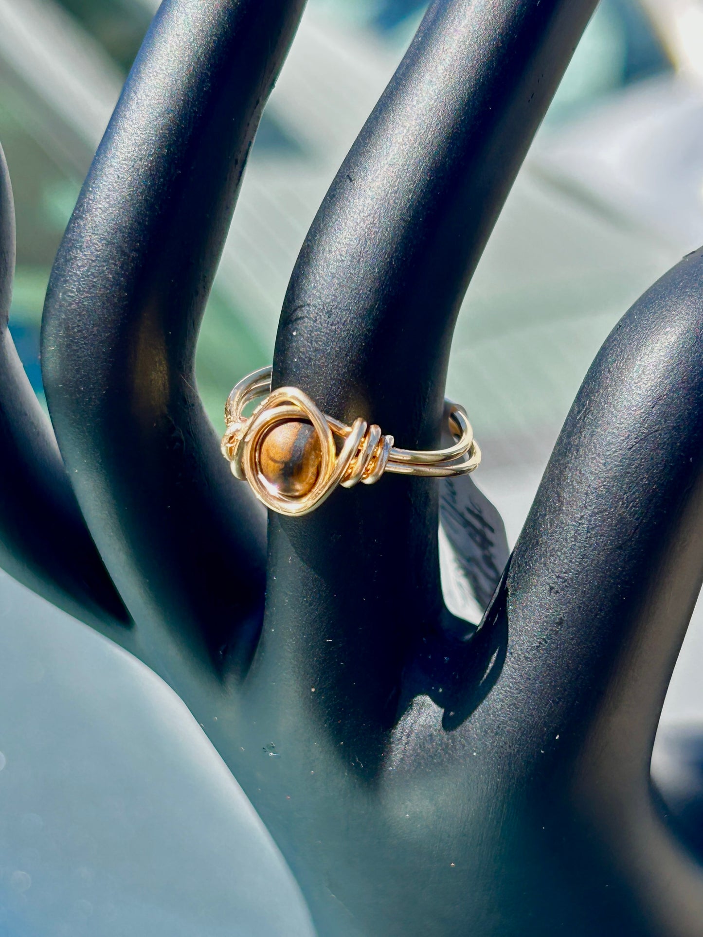 Tiger’s Eye Gold Ring