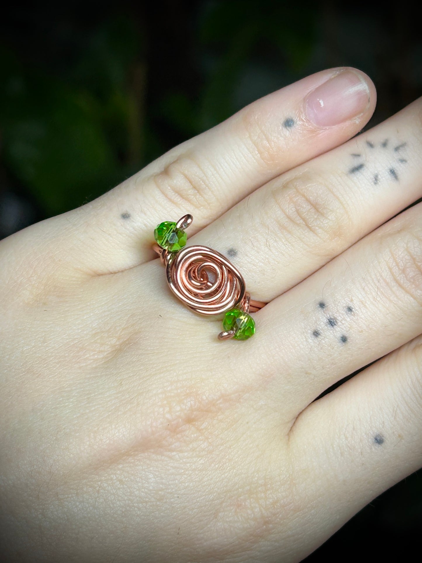 Rose Gold Rose Ring
