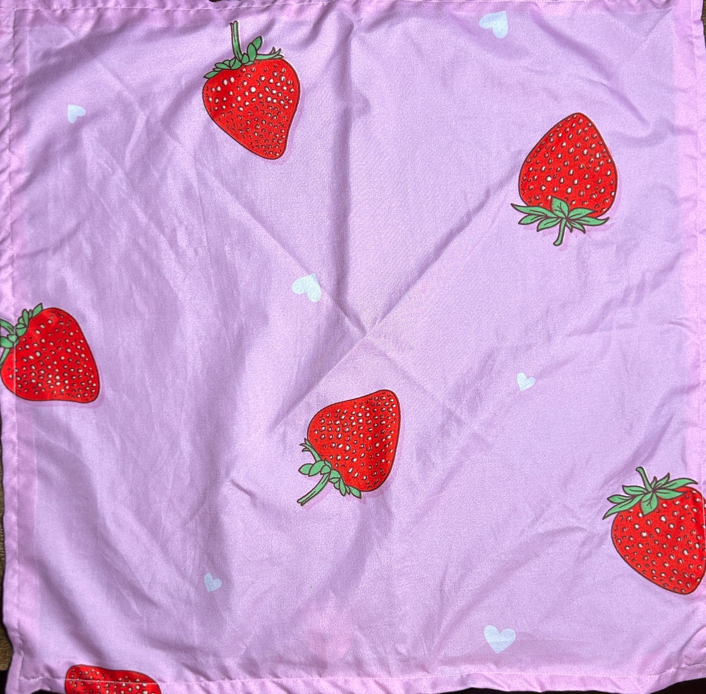 Pink Strawberry Bandanas (3 Available)