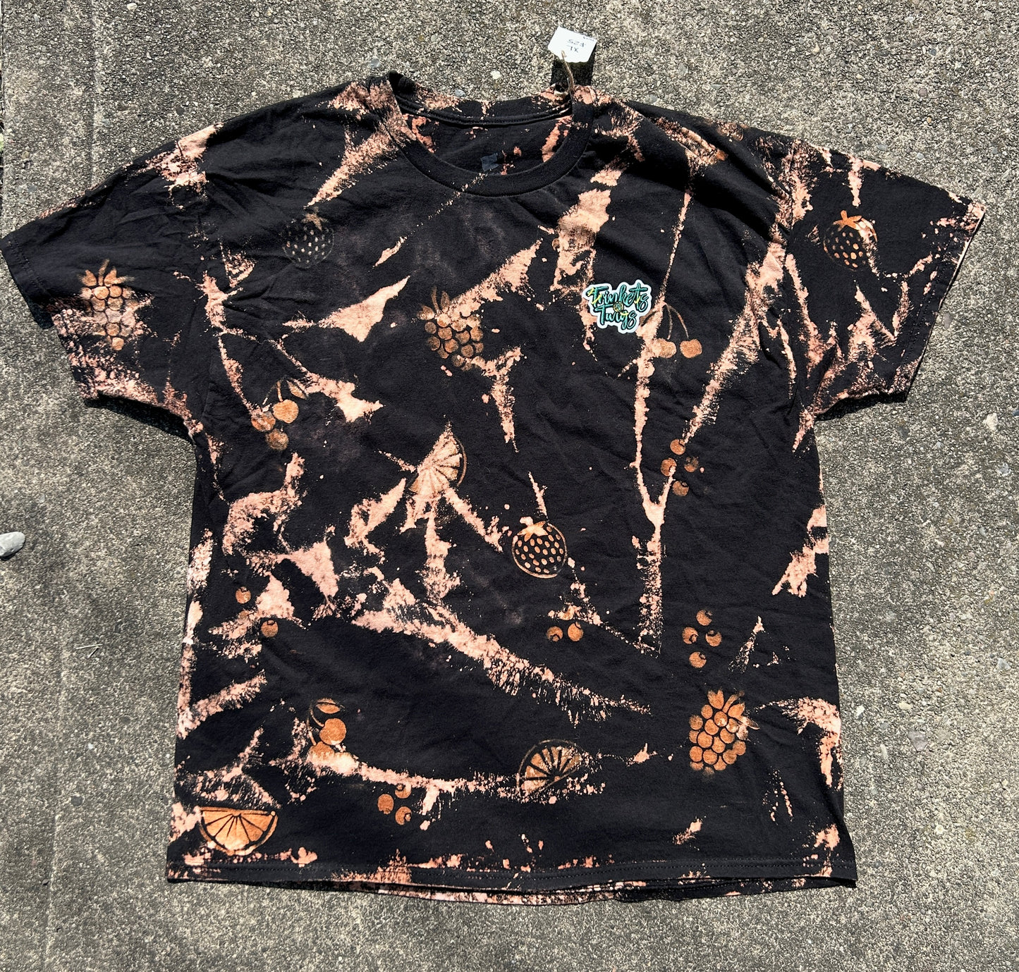 Fruit Stencil Acid Wash