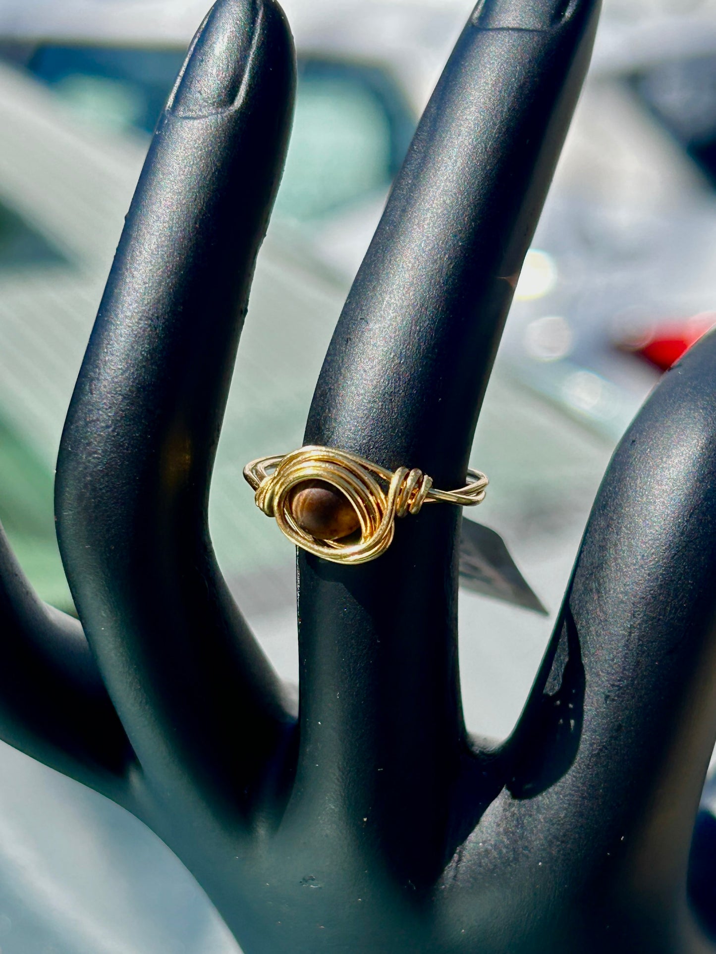 Tiger’s Eye Gold Ring