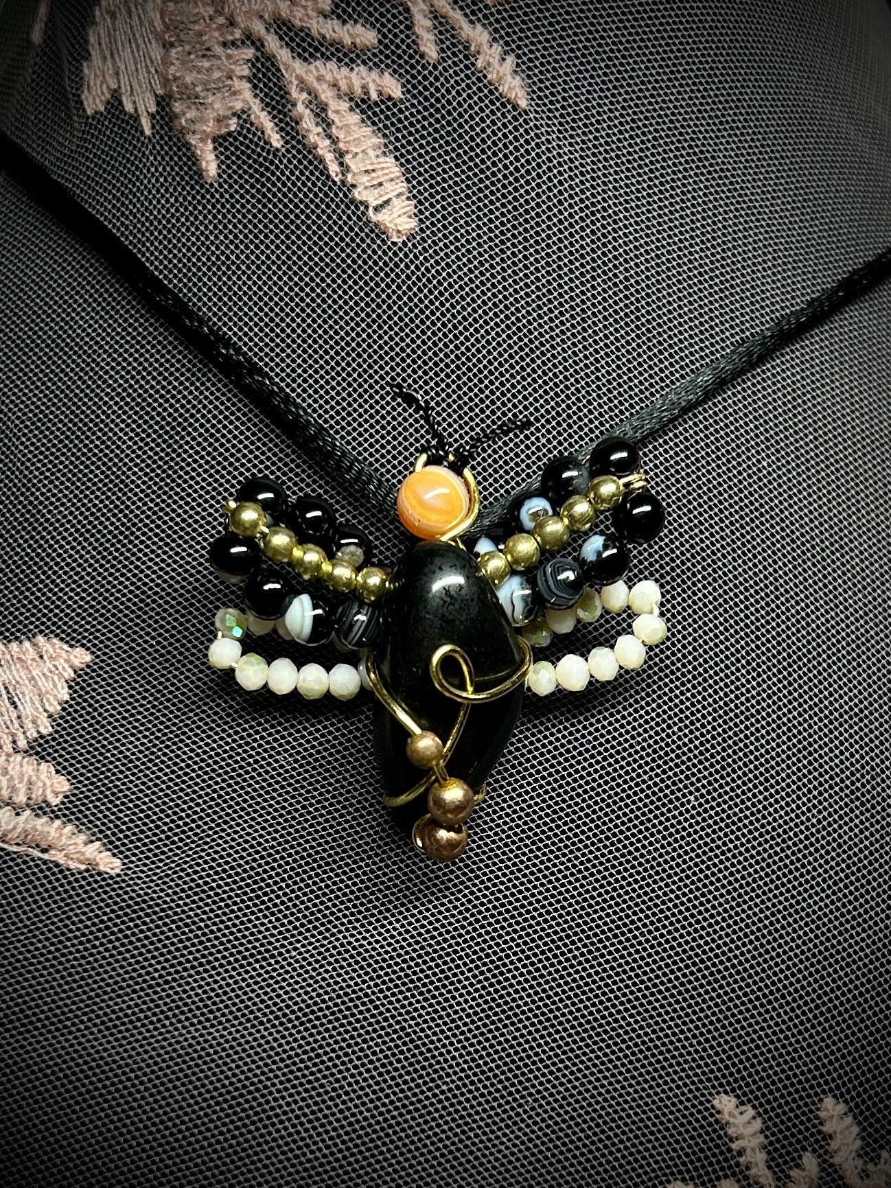 Shungite Firefly Necklace