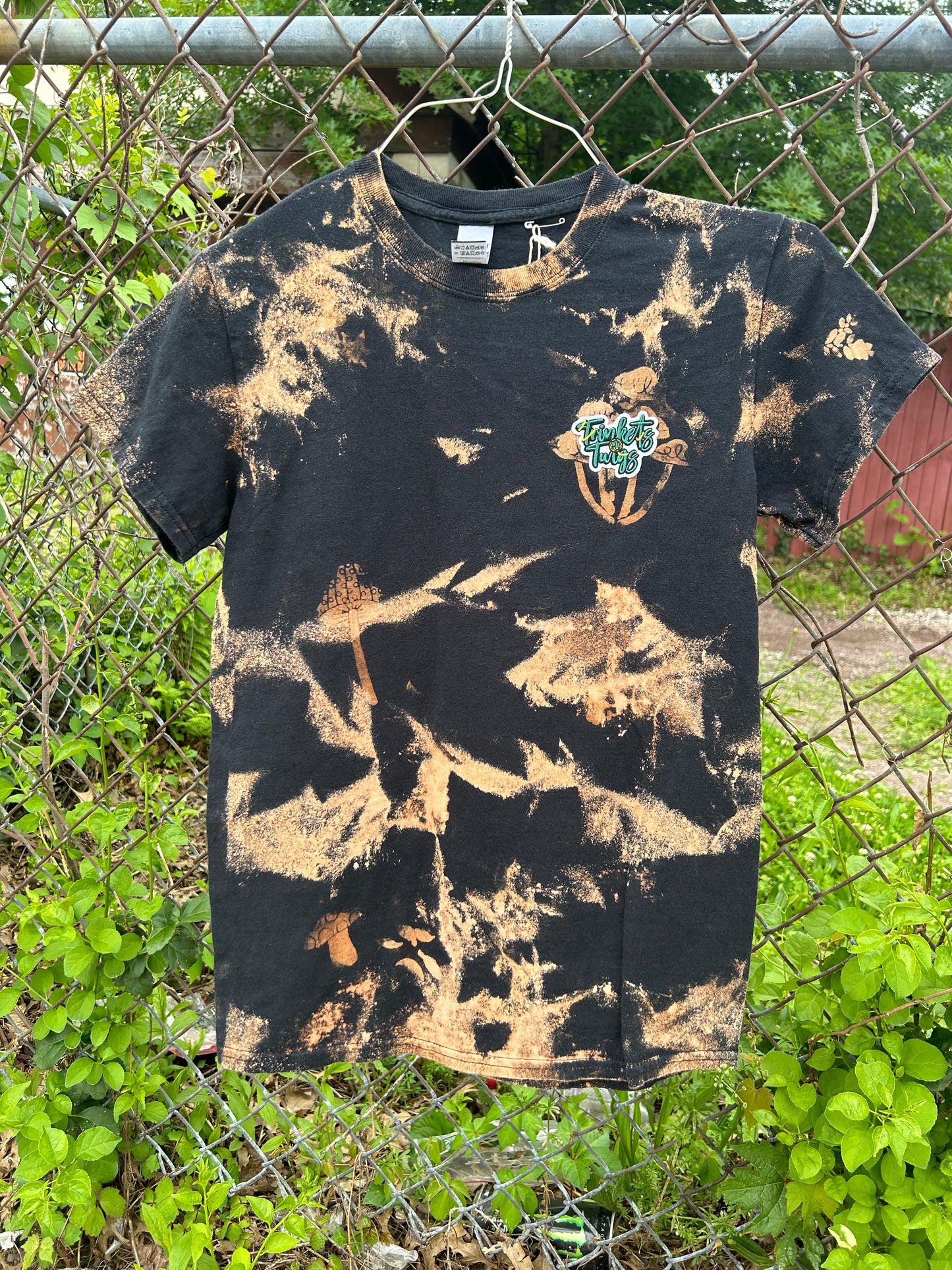Bleach Dyed Mushroom T-Shirt