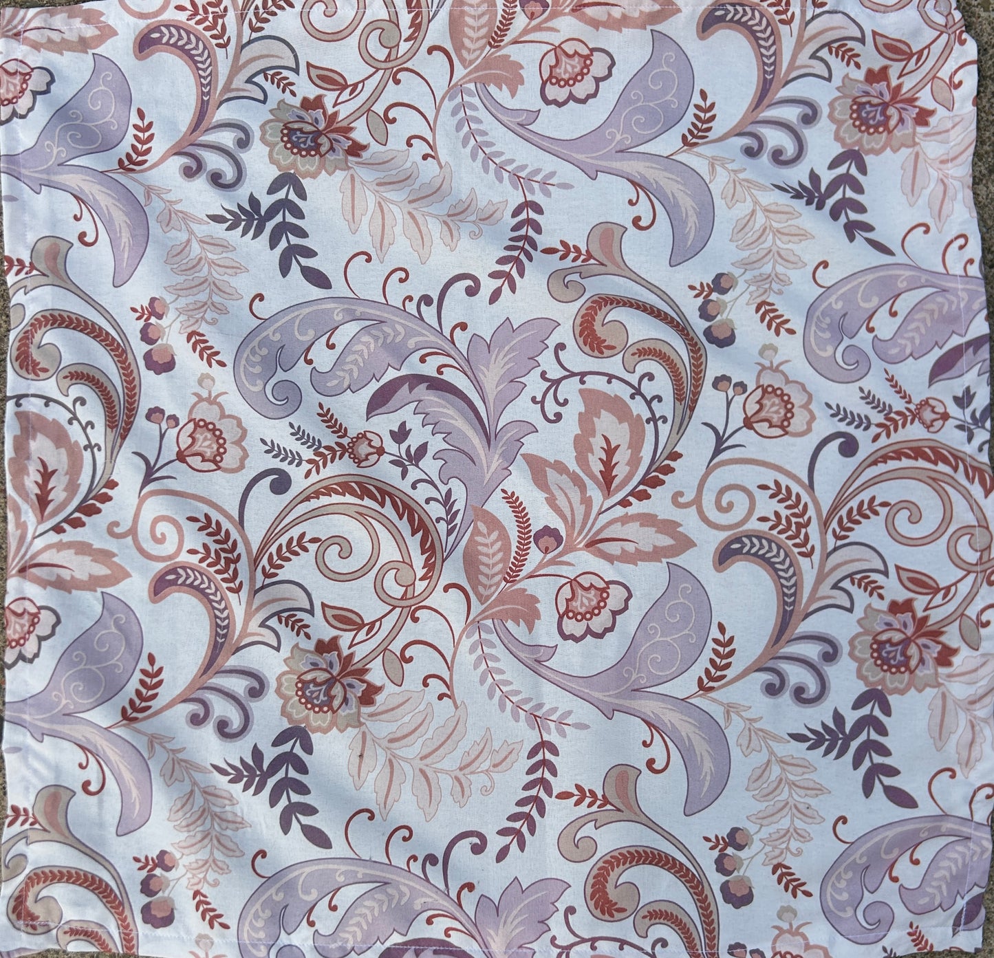 Pastel Paisley Print Bandana (2 Available)