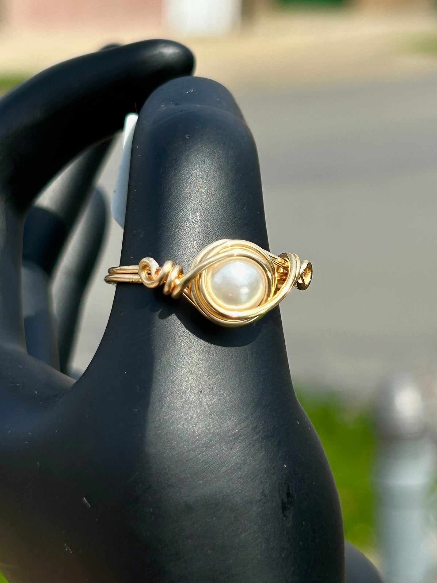 Pearl Gold Ring