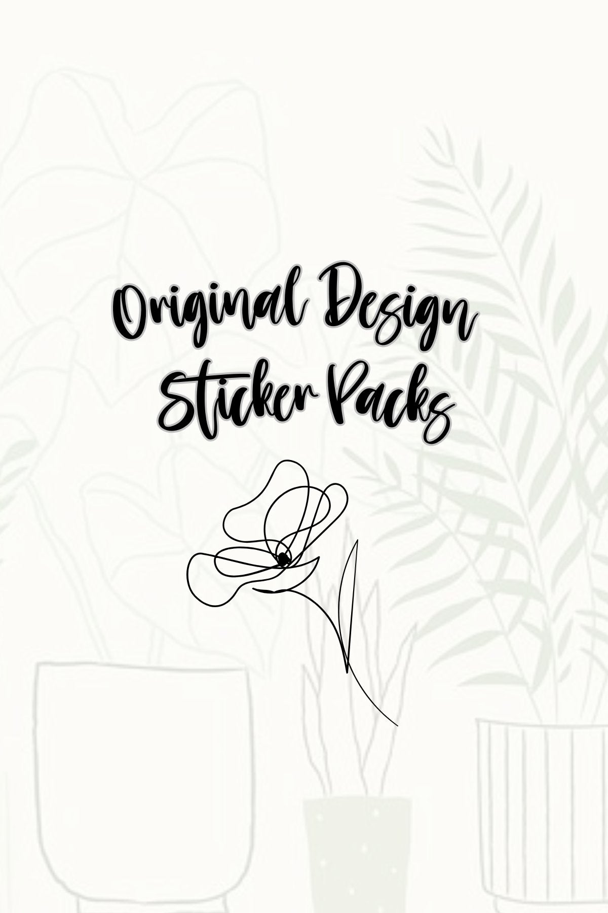 Hand Drawn Stickers and Sticker Packs