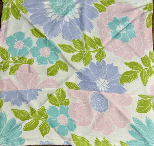 Blue, Pink, & Purple Flower Bandana
