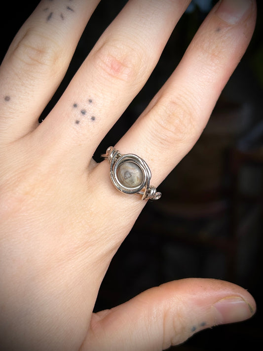 Jasper Silver Ring