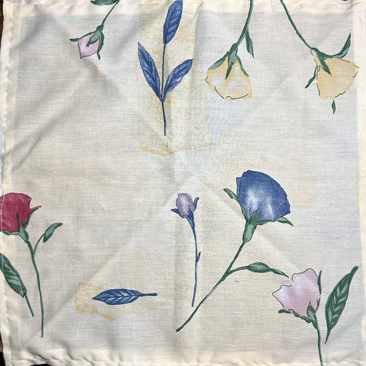 Yellow with Watercolor Flowers Bandana (2 Available)