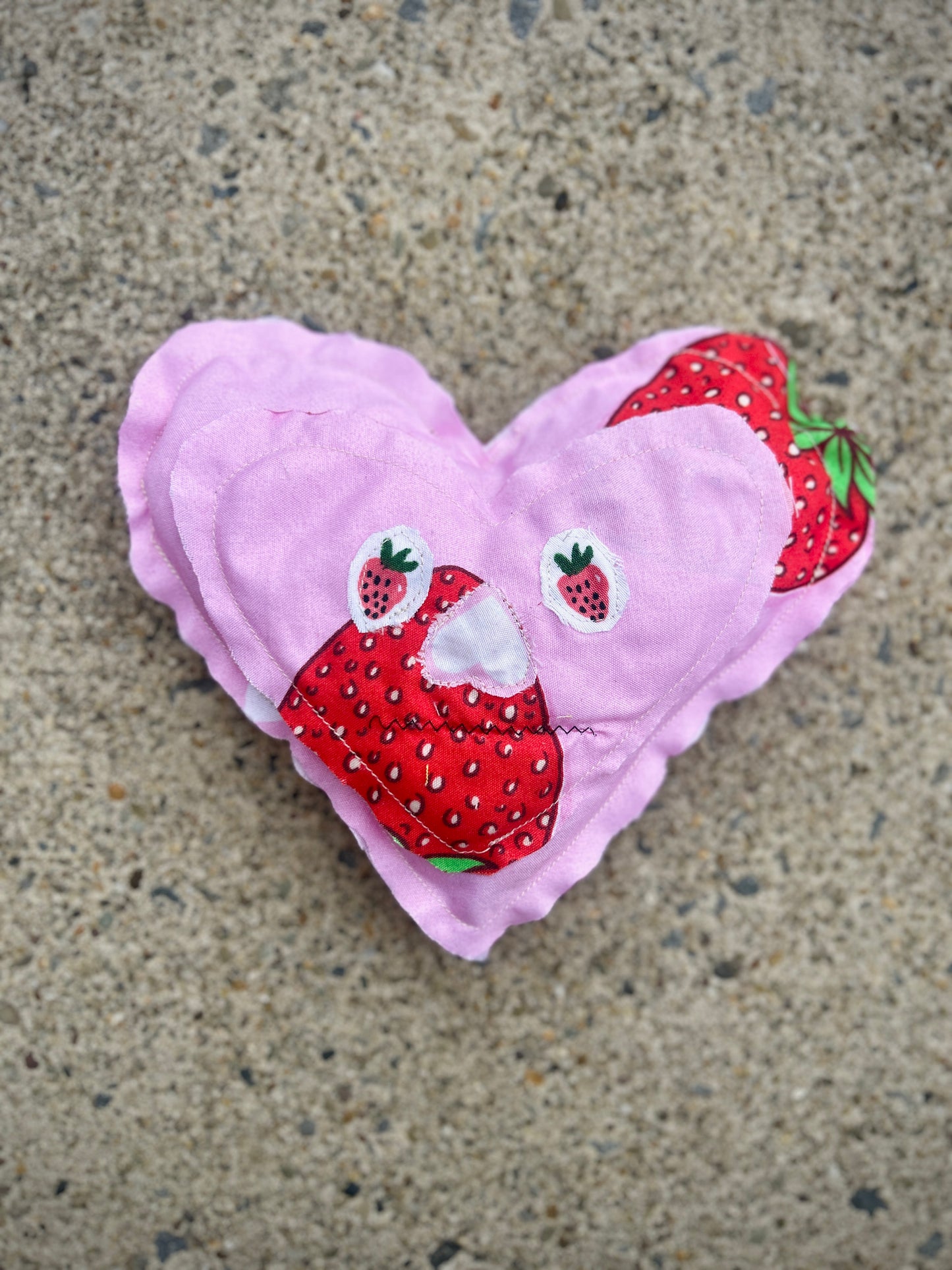 Loveberry; Second-Hand Fabric Plushie