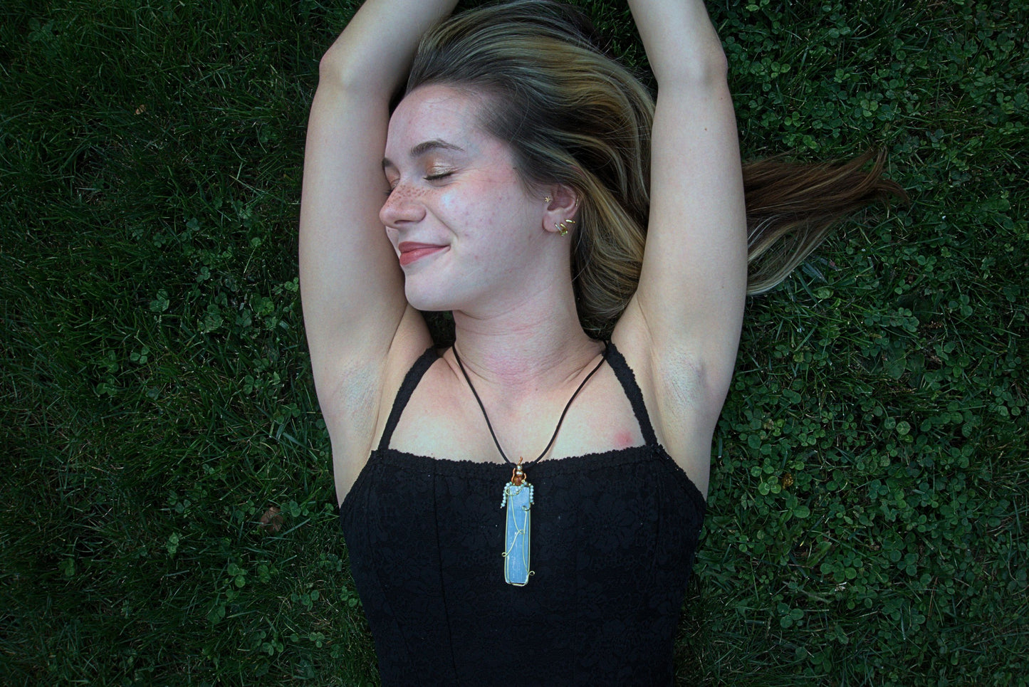 Selenite Candle Necklace