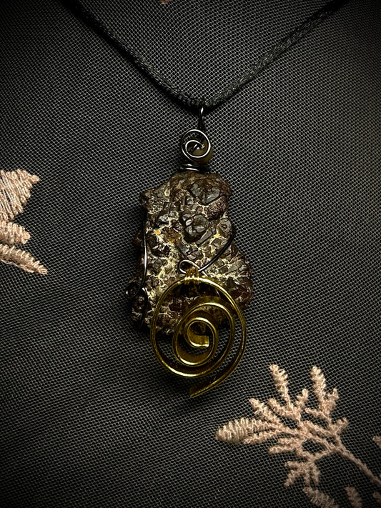 Prophecy Stone with Swirl Necklace