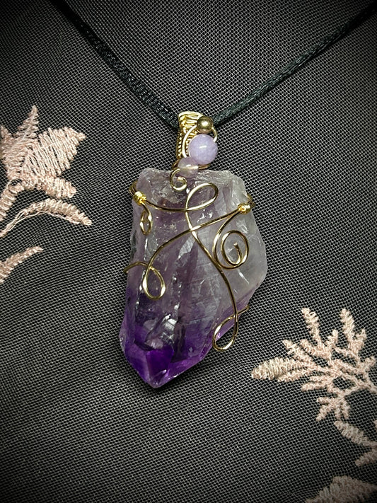 Large Amethyst Necklace