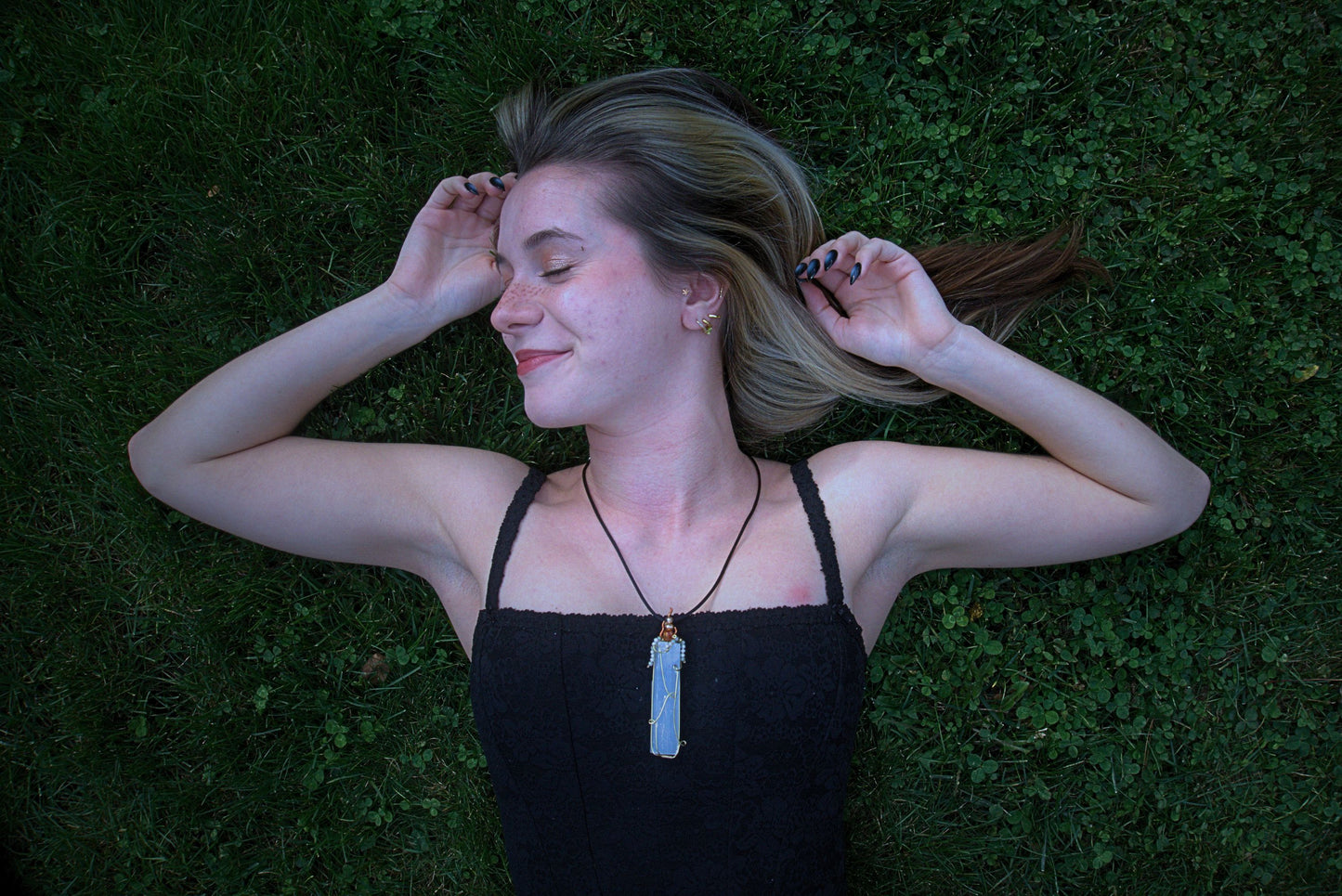 Selenite Candle Necklace