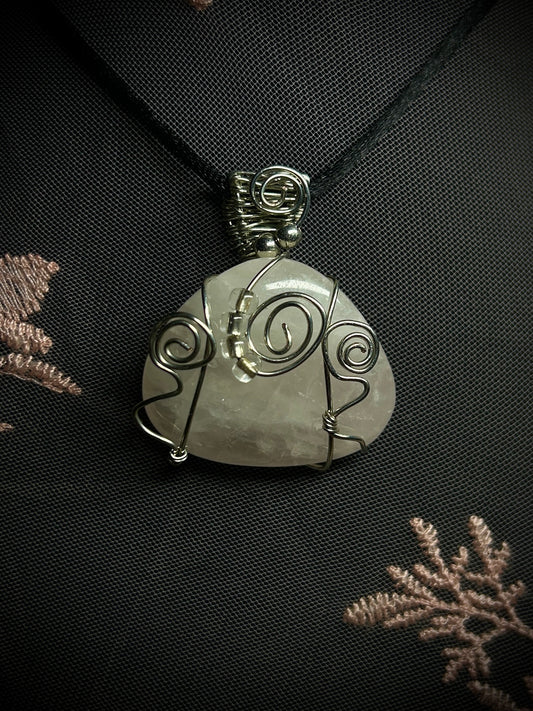 Quartz Air Swirls Necklace