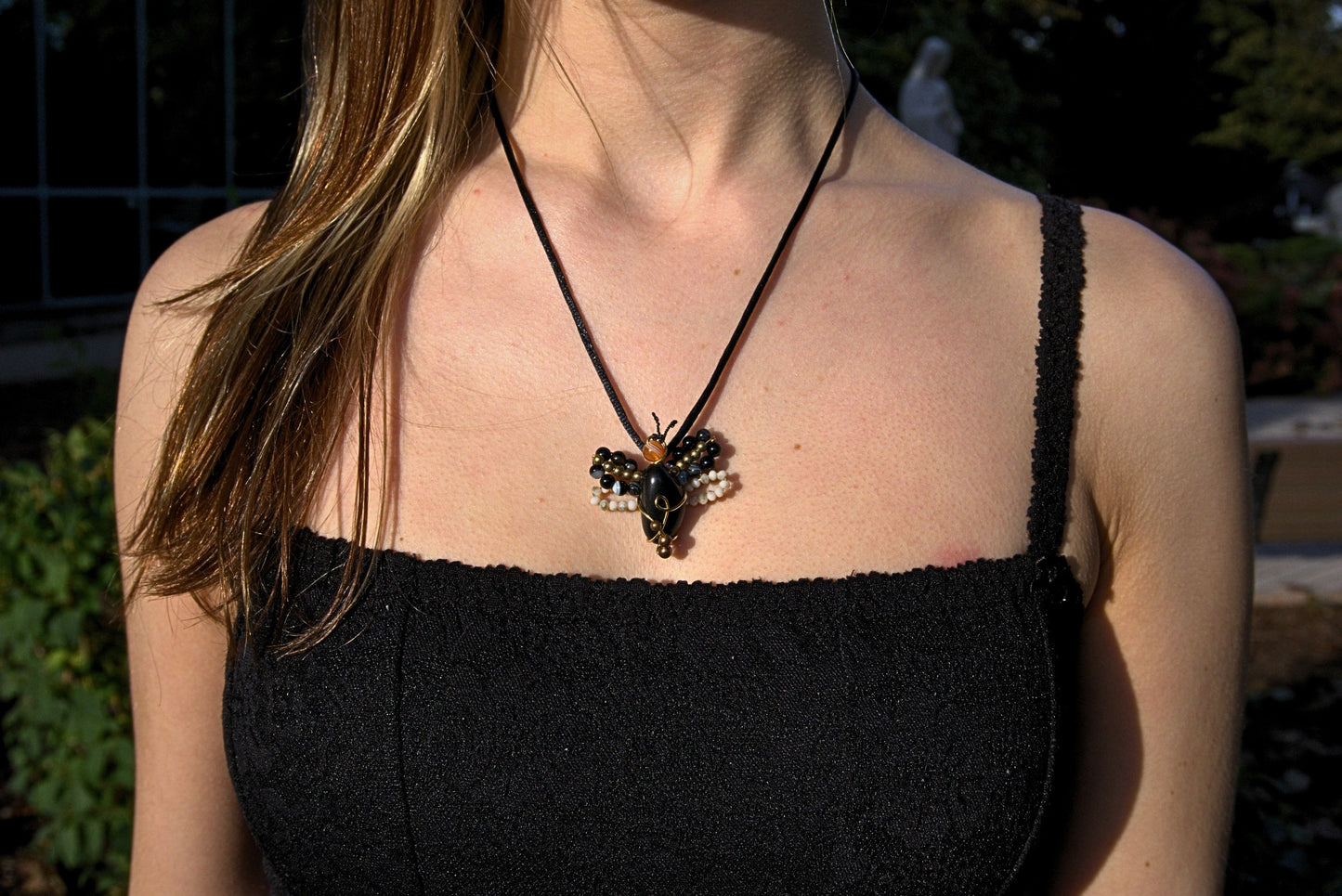 Shungite Firefly Necklace