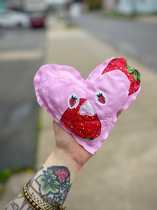 Loveberry; Second-Hand Fabric Plushie
