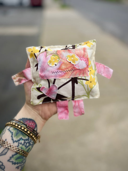Sour Flower; Second-Hand Fabric Plushie