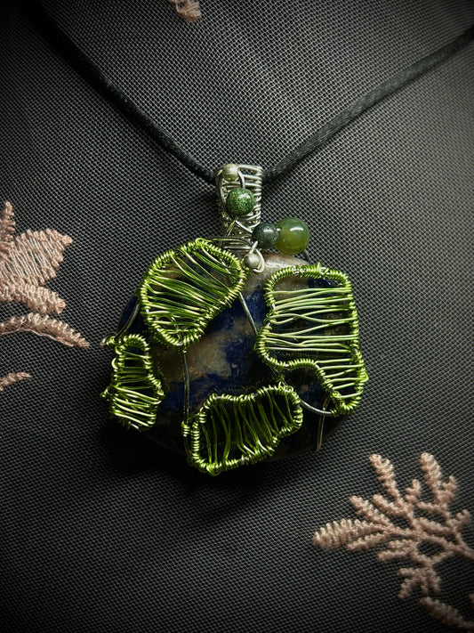 Sodalite Earth Necklace