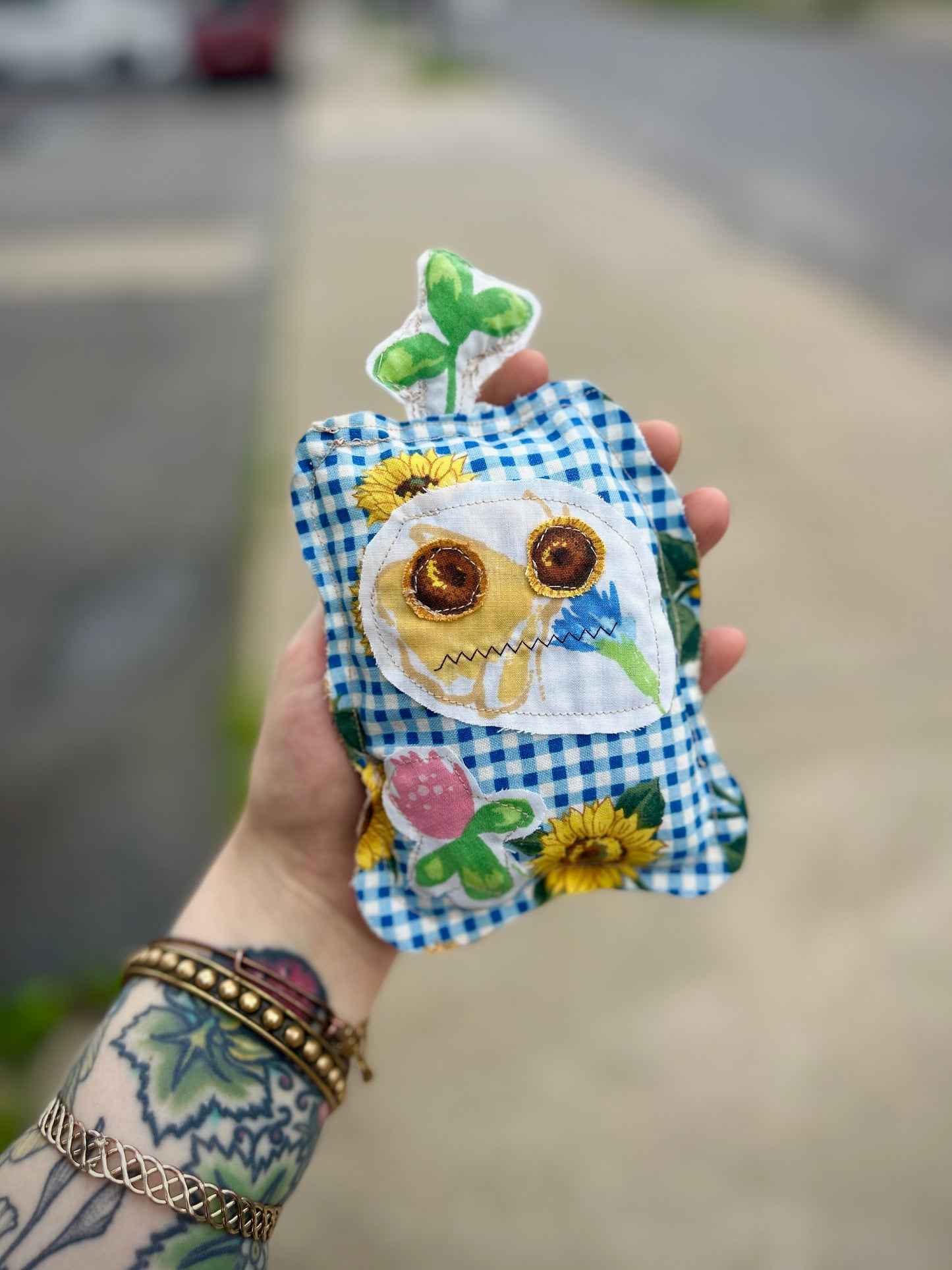 Sprout; Second-Hand Fabric Plushie