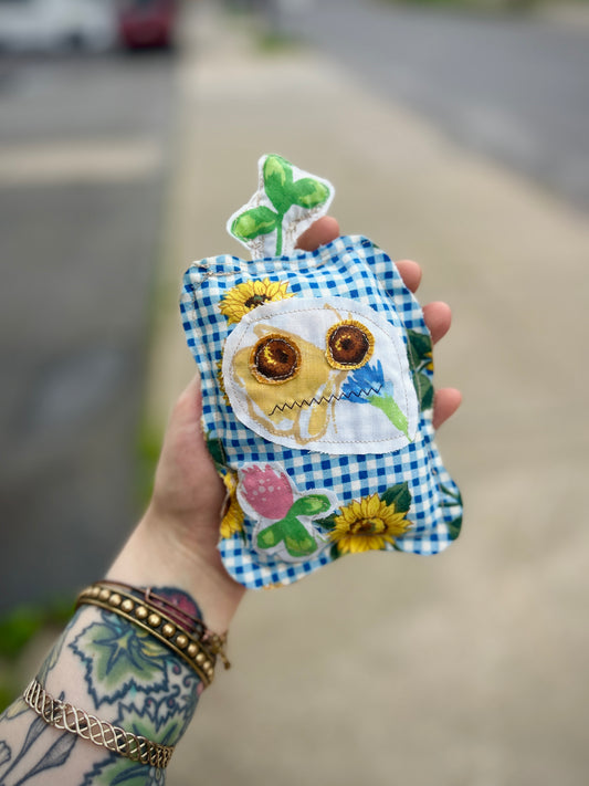 Sprout; Second-Hand Fabric Plushie