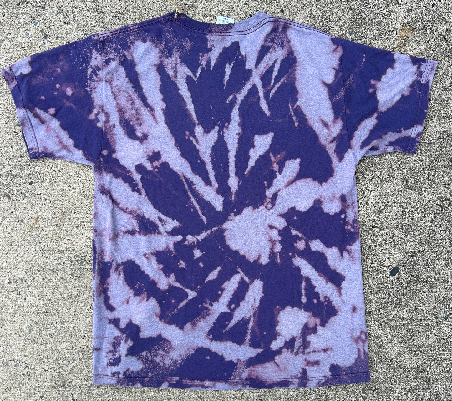 Purple and Gray Acid Wash T-Shirt