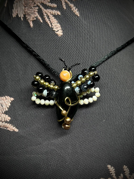 Shungite Firefly Necklace