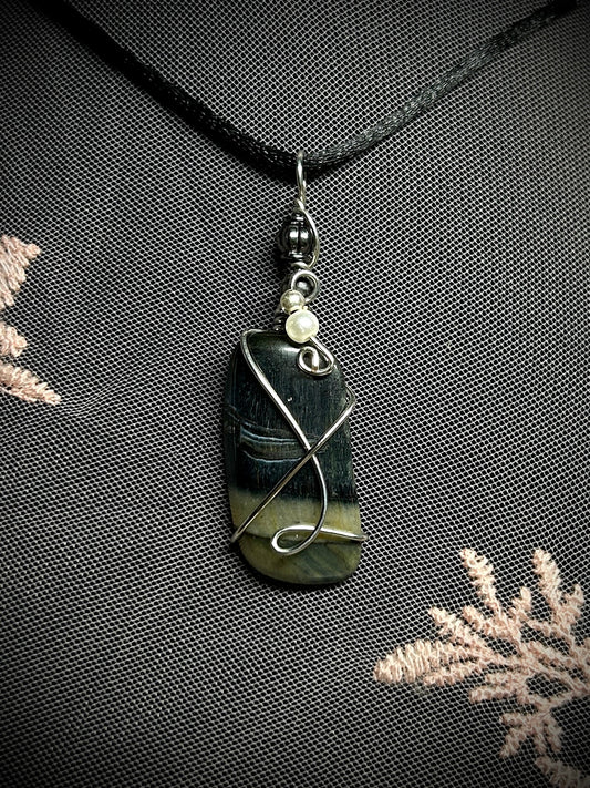 Blue Tiger's Eye Necklace