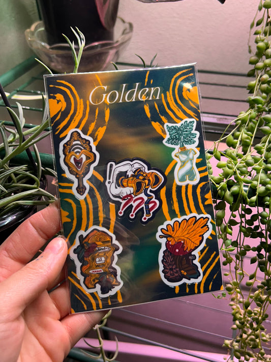 Golden Sticker Pack