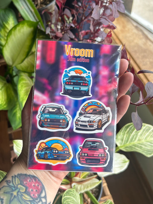 Vroom Sticker Pack