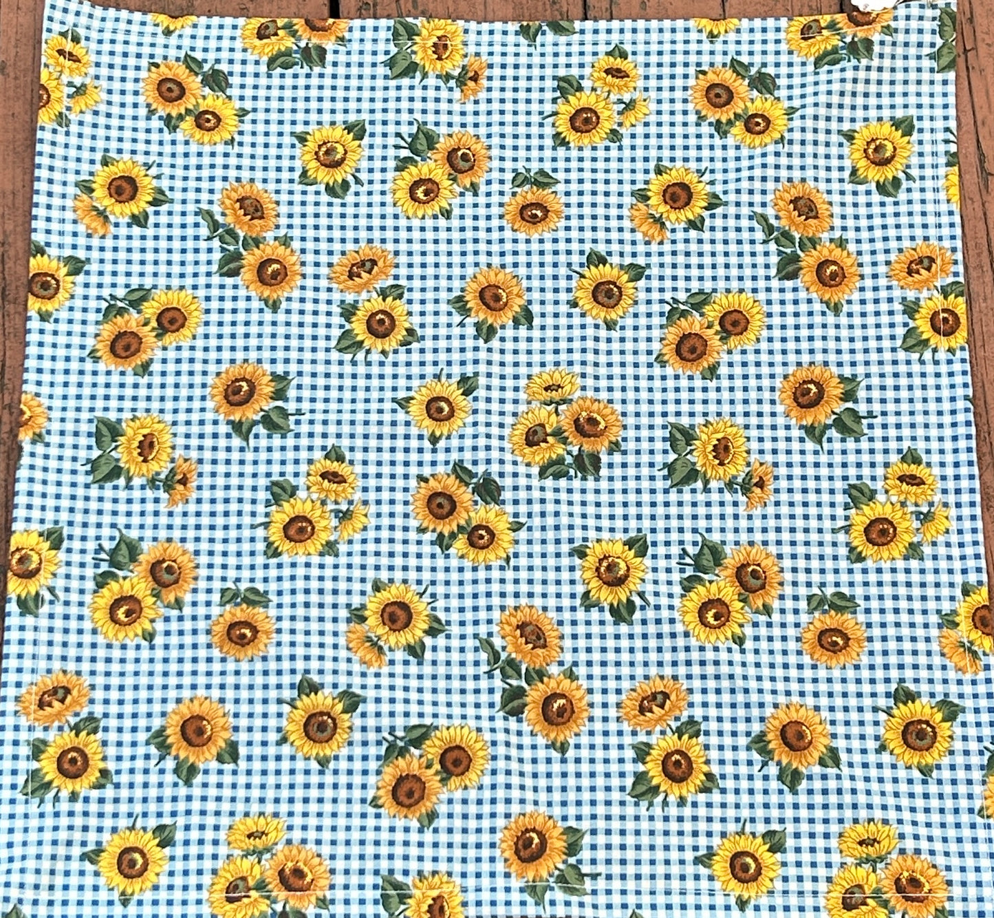 Sunflower Picnic Patterned Bandana