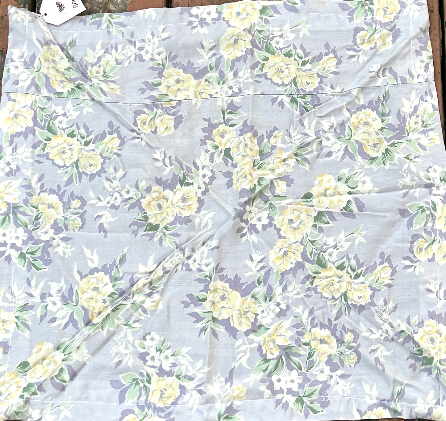 Pastel Purple with Light Yellow Flowers Bandana