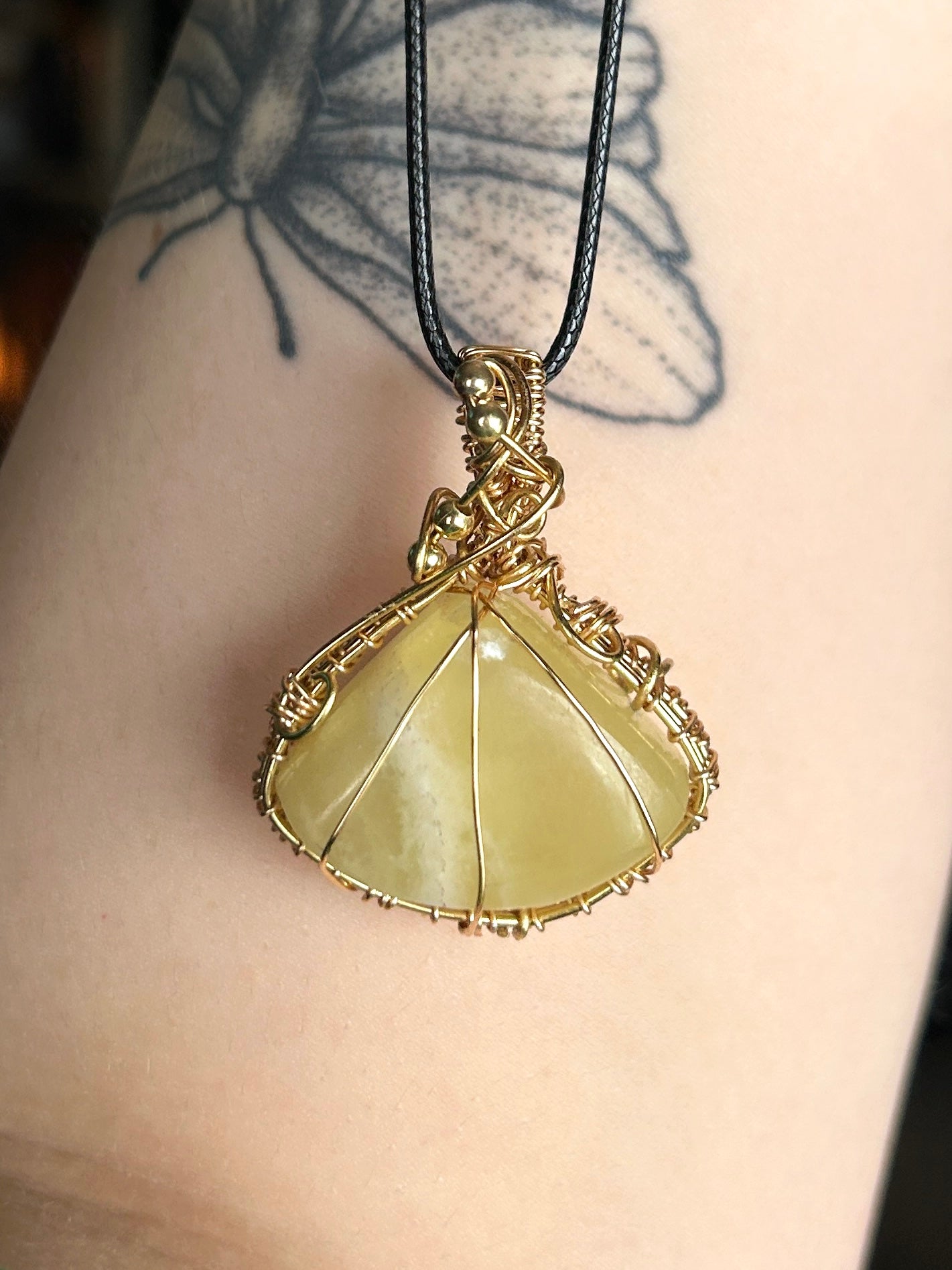 Lemon Calcite Lemon Necklace