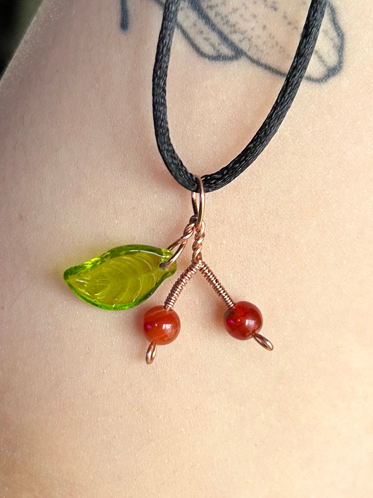 Dainty Cherry Necklace