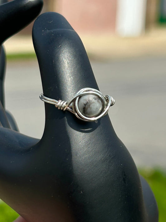 Jasper Silver Ring